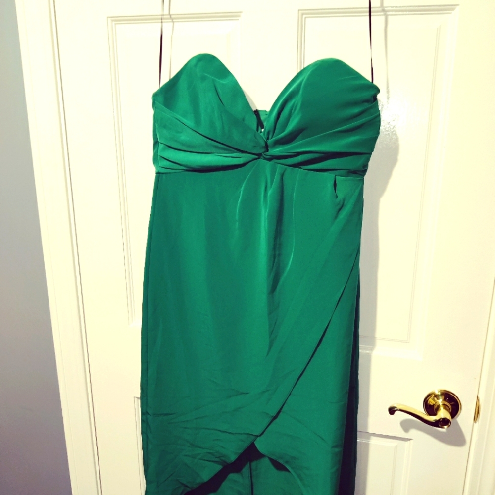 H&M luxury green dress